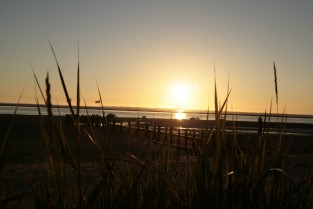 Sonnenuntergang am Strand von Utersum